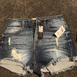 Destructed Denim Shorts (w/tags)